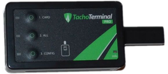 Czytnik karty kierowcy i tachografu tachoterminal pro
